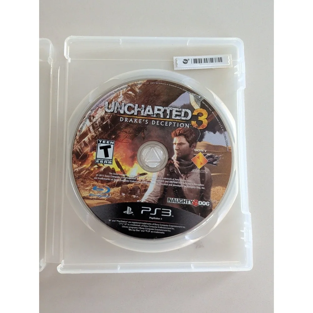 Uncharted 3 Drake's Deception - Sony Playstation 3 PS3 Tested